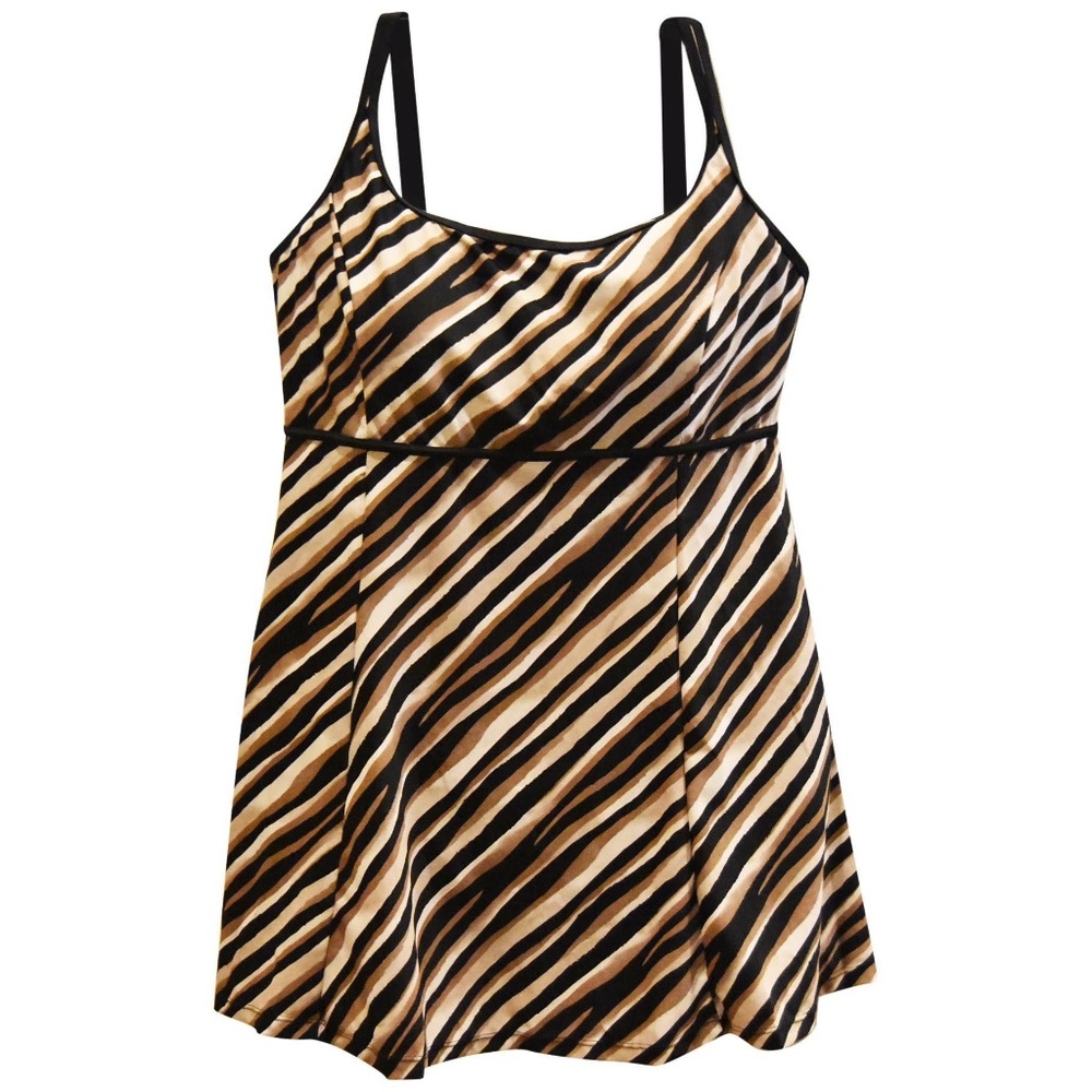 NWT Women's Heat Plus Size SwimDress Swimsuit 18 20 22 W